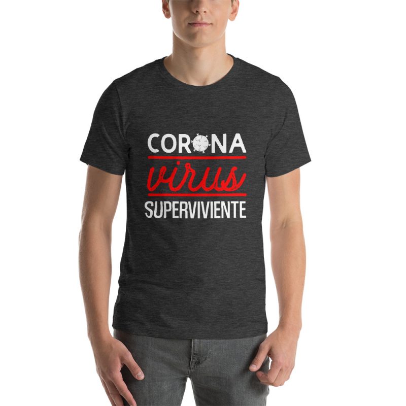 Camiseta Hombre superviviente del Coronavirus